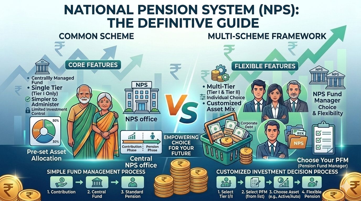 The Definitive Guide to the National Pension System (NPS): Common Scheme vs. Multi-Scheme Framework