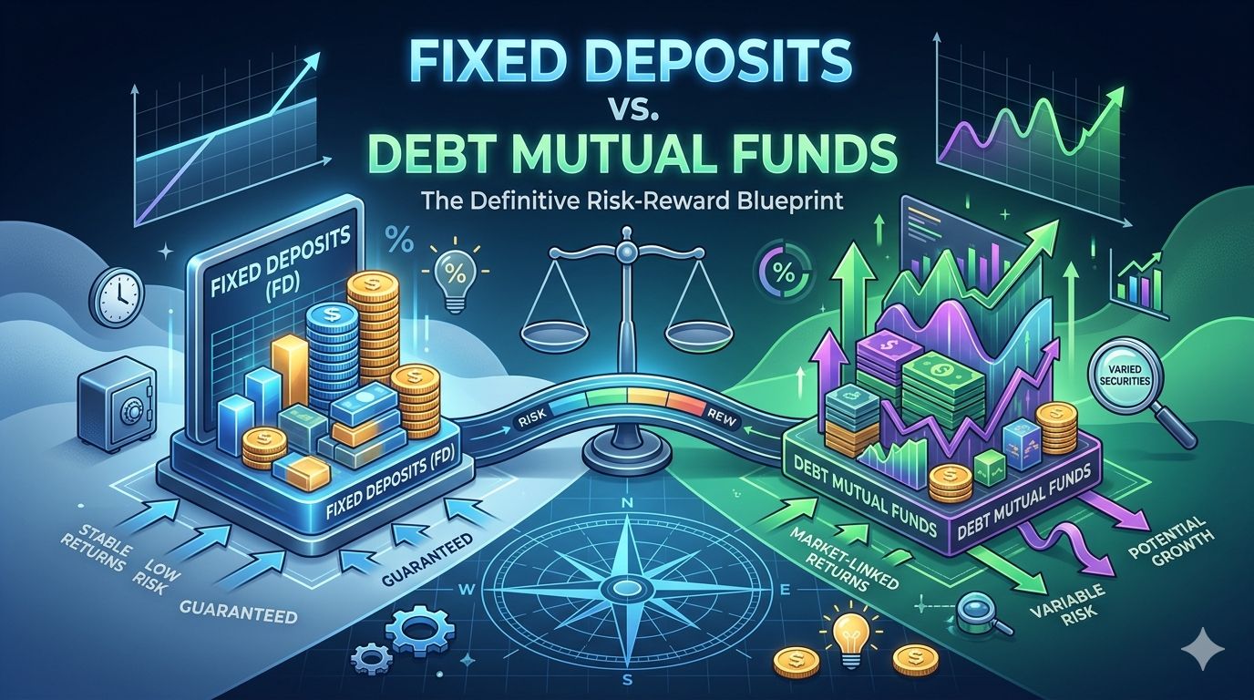 Fixed Deposits vs. Debt Mutual Funds: The Definitive Risk-Reward Blueprint
