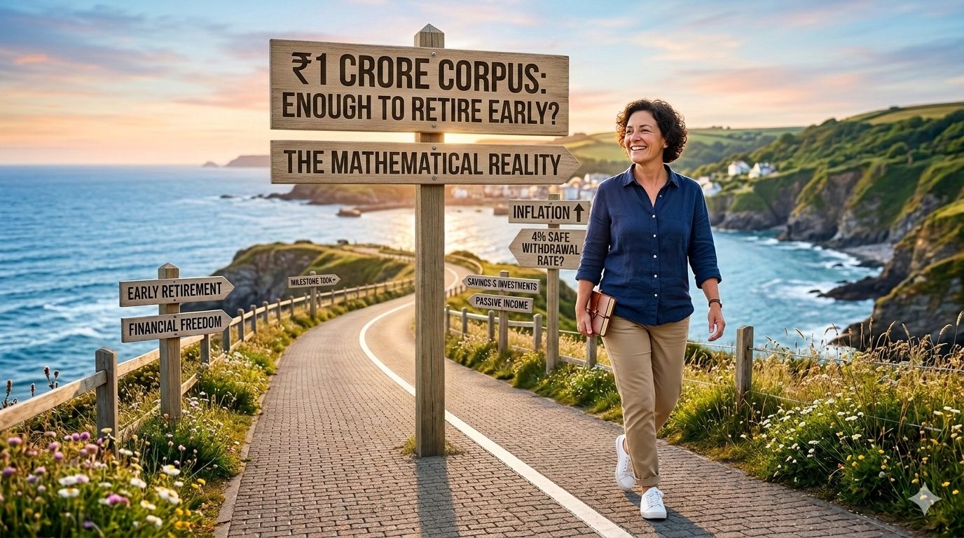 Is a ₹1 Crore Corpus Enough to Retire Early? The Mathematical Reality