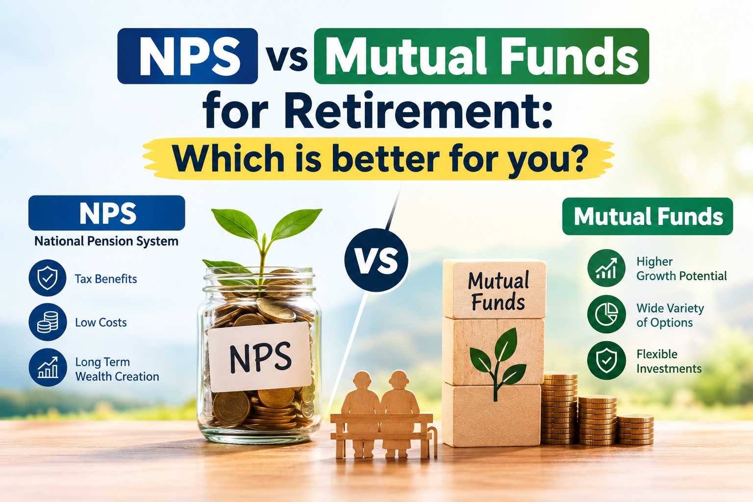 NPS vs Mutual Fund for Retirement: Which One Should You Choose?
